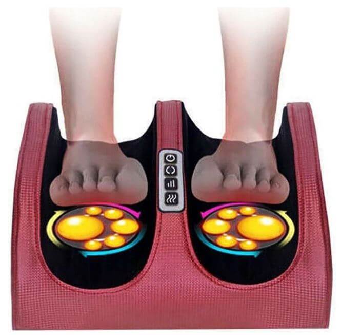 Foto van een voordelig voetmassage apparaat met 12 massageballen