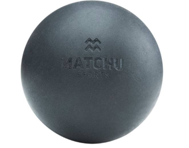 afbeelding van de zwarte massagebal van matchu sports