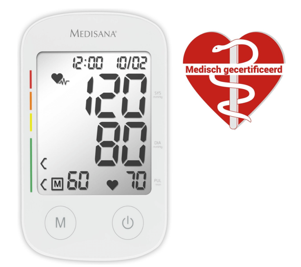 afbeelding van de Medisana BU 535 bloeddrukmeter met voice control voor de bovenarm