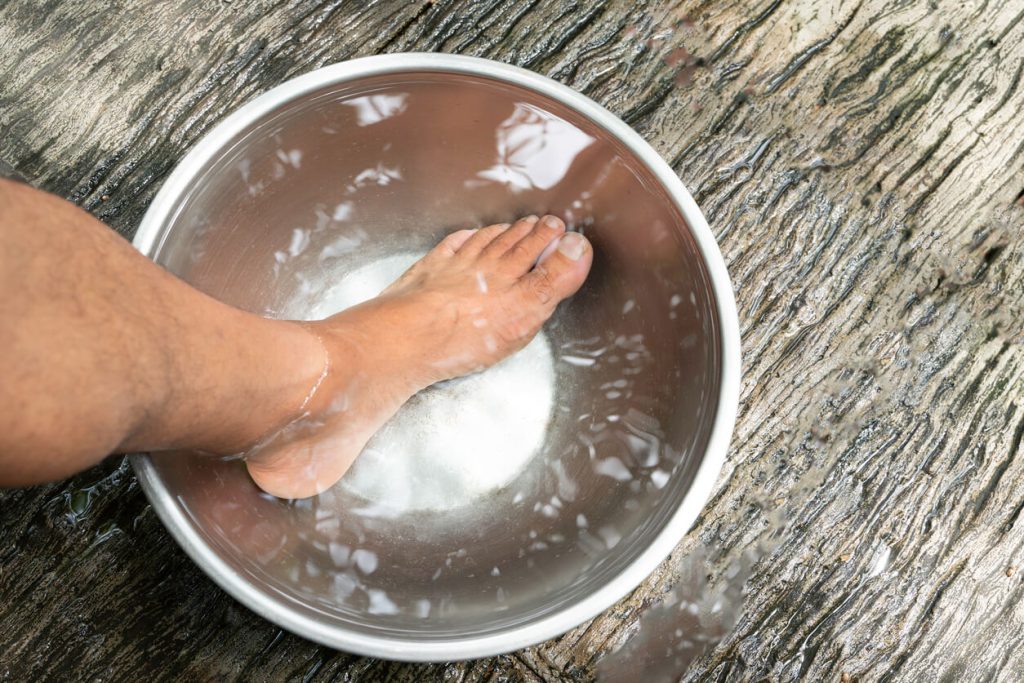 voetenbad magnesium